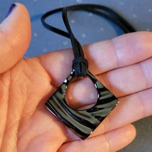 Lia Sophia necklace black